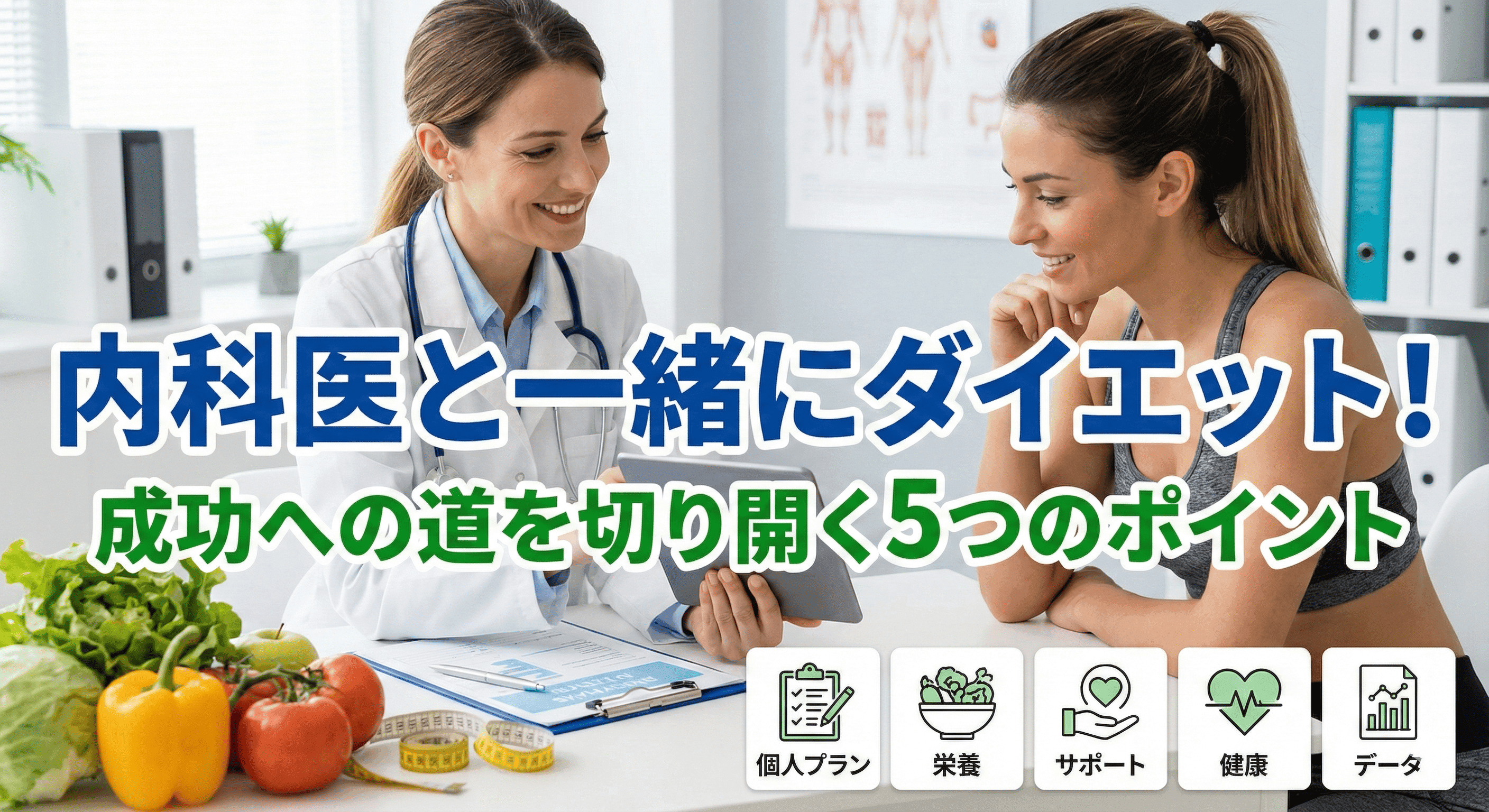 内科医と一緒にダイエット!成功への道を切り開く5つのポイント