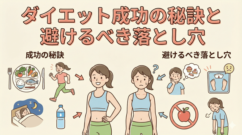 ダイエット成功の秘訣と避けるべき落とし穴