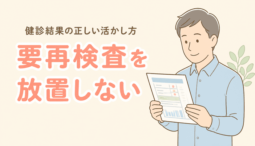 健康診断の「要再検査」を放置していませんか?受けるべき理由